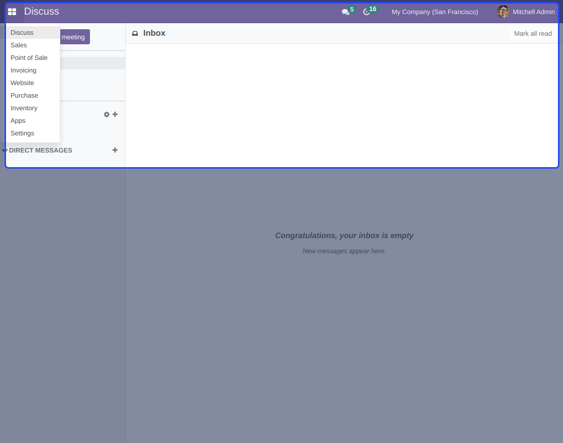 Odoo Email CC and BCC
