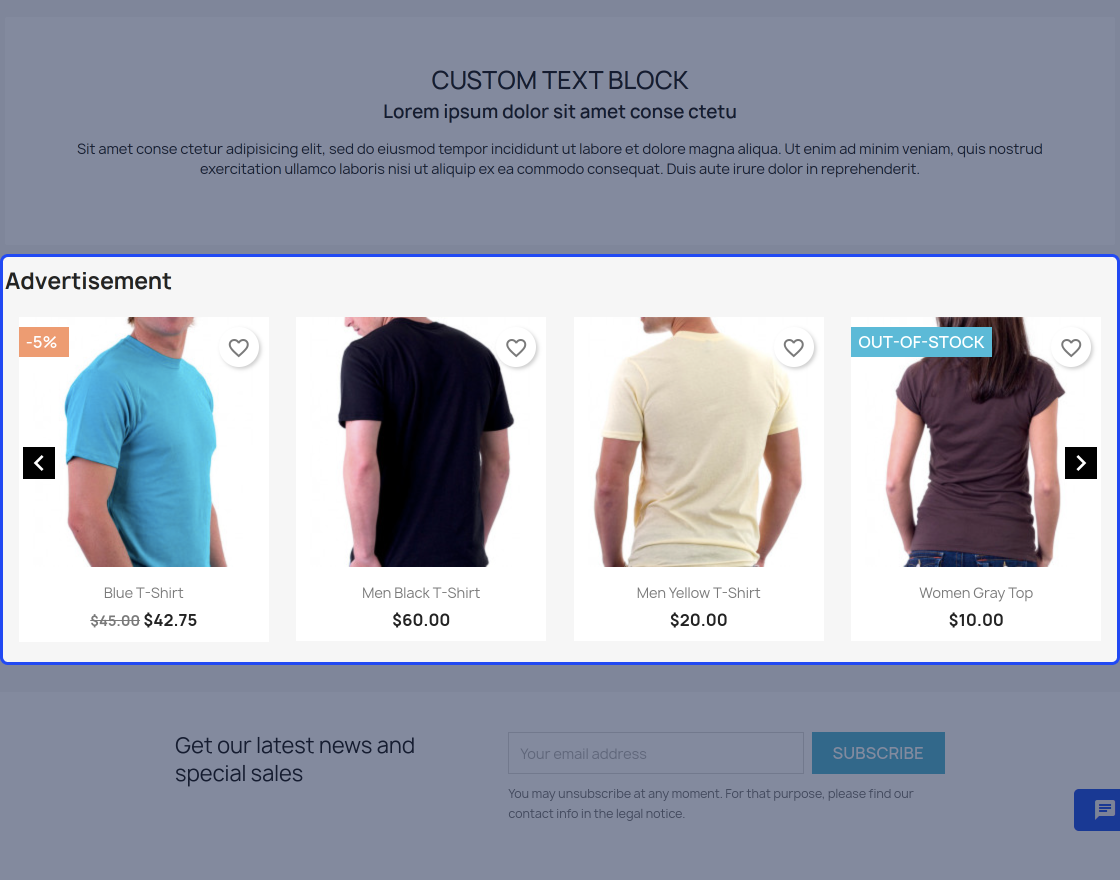 PrestaShop Marketplace Sponsored Products