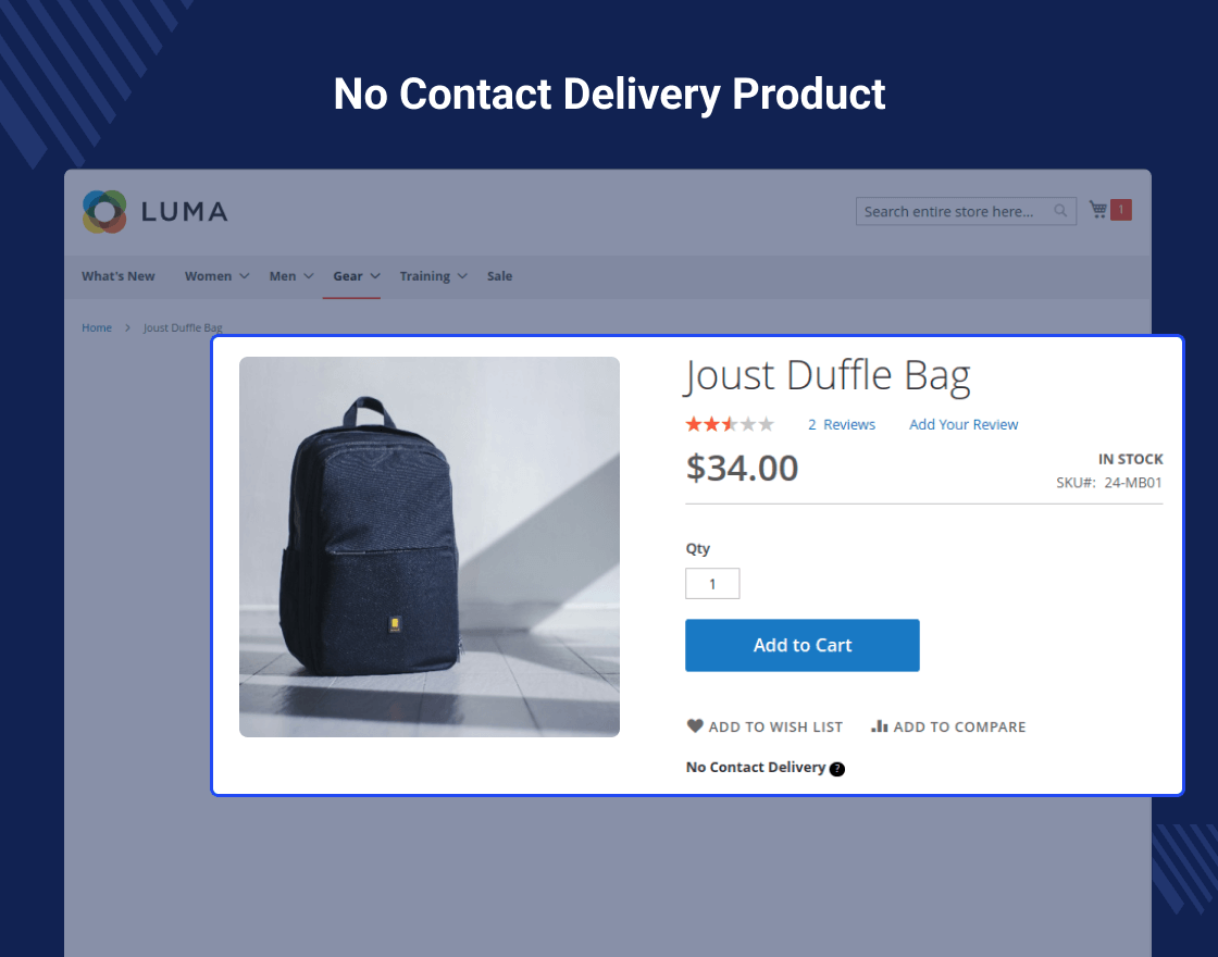 Magento 2 No Contact Delivery 