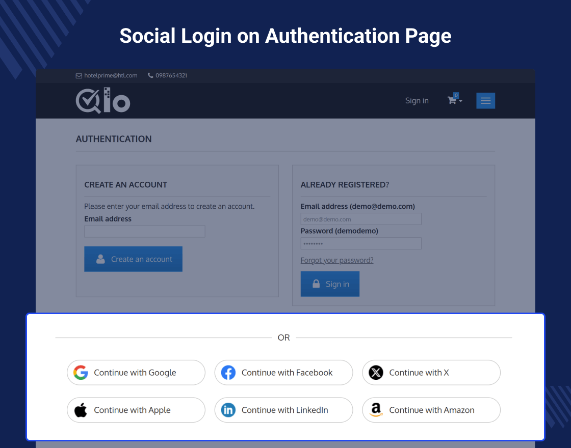 QloApps Social Login