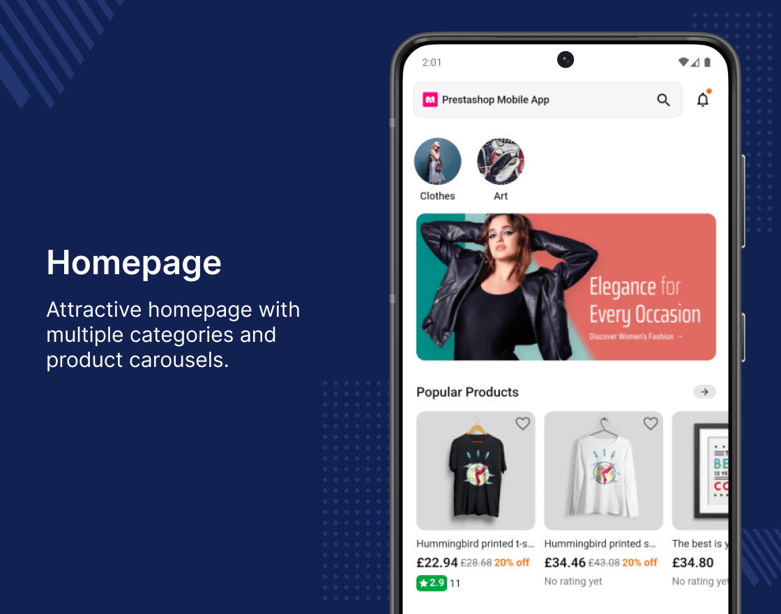 PrestaShop Mobile App Builder