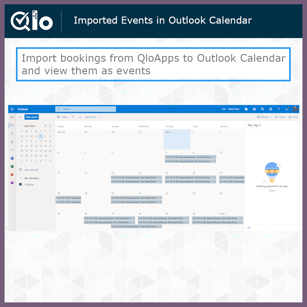 QloApps Booking iCalendar (.ics) File Export