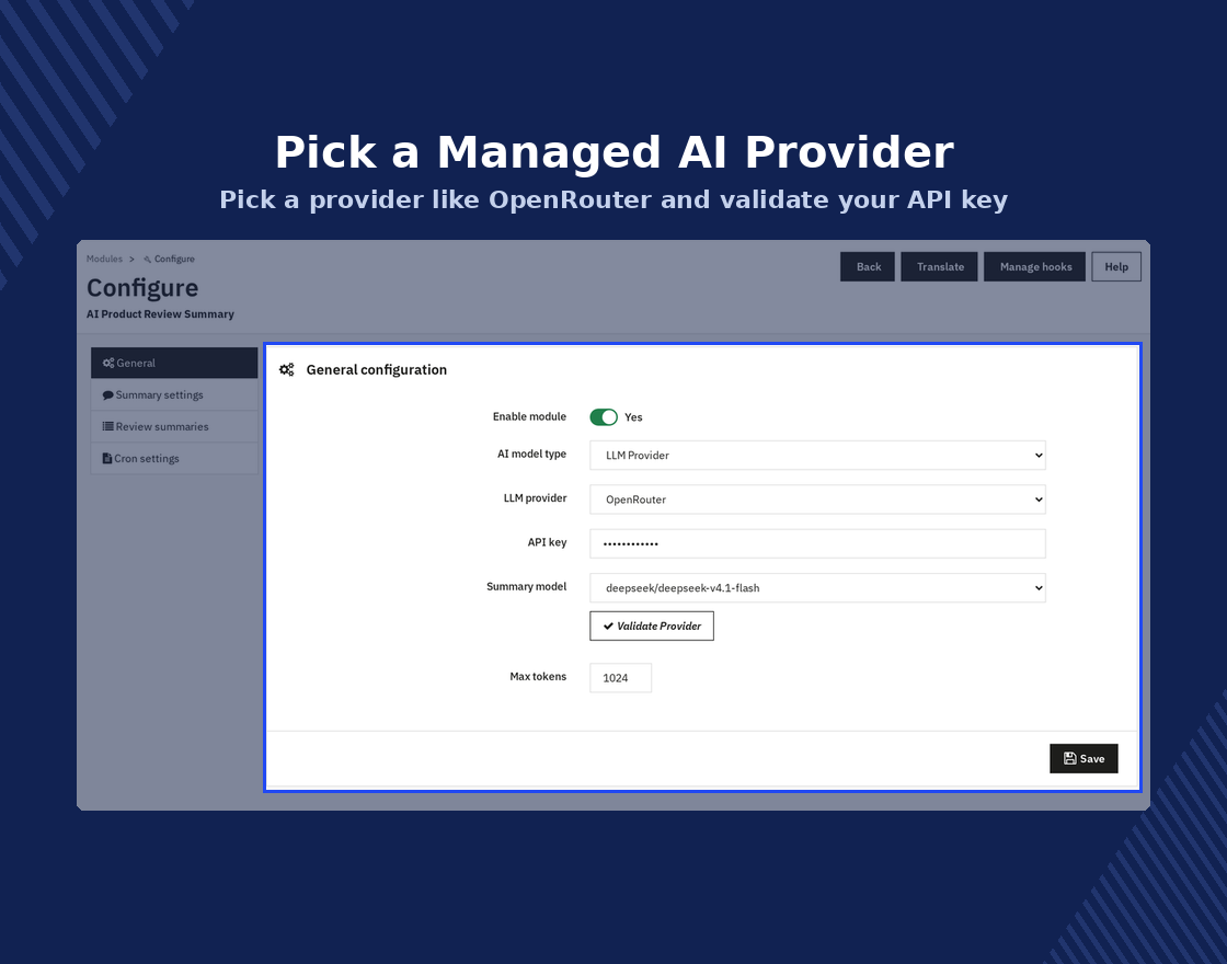 PrestaShop AI Product Review Summary
