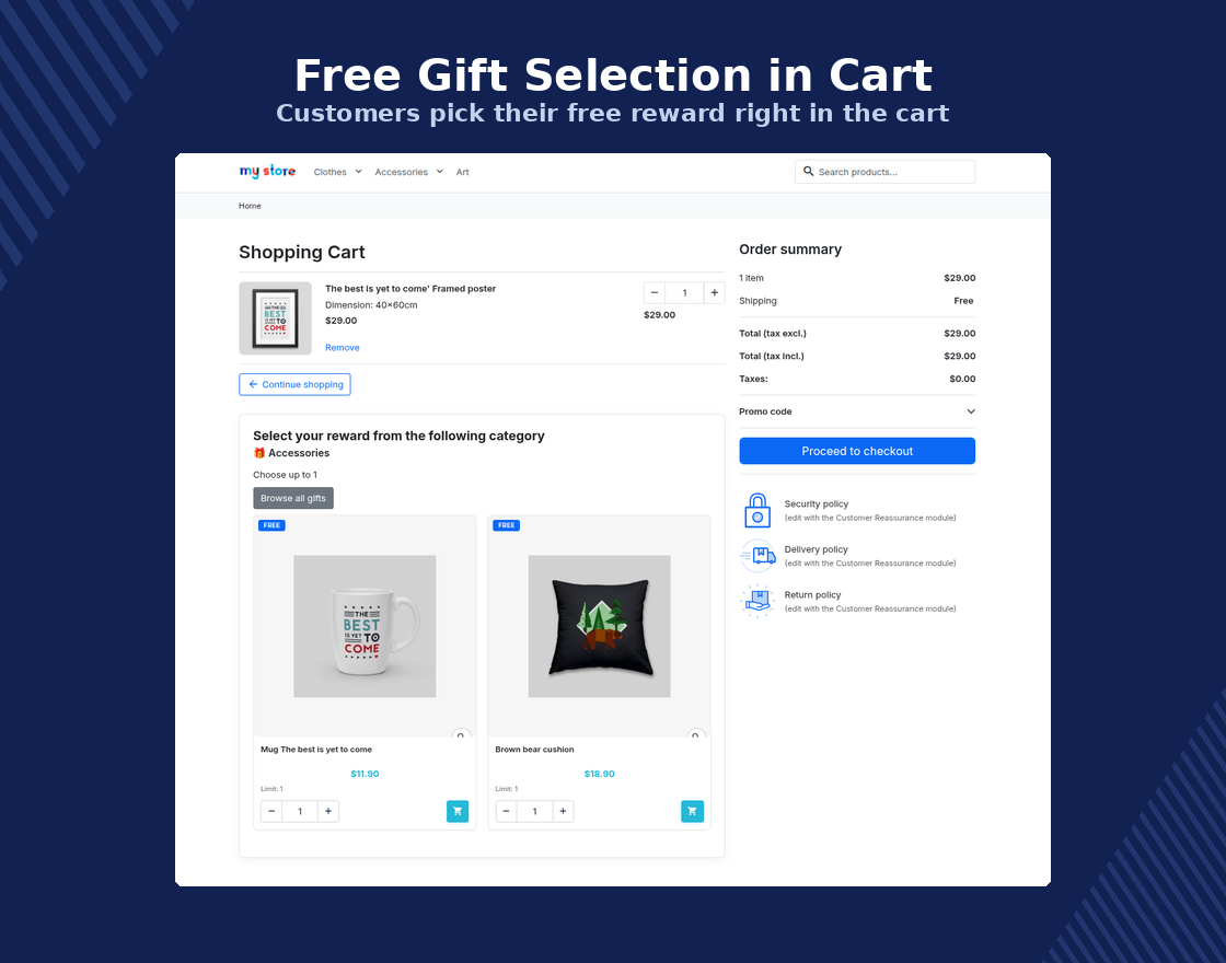 PrestaShop Buy One Get One