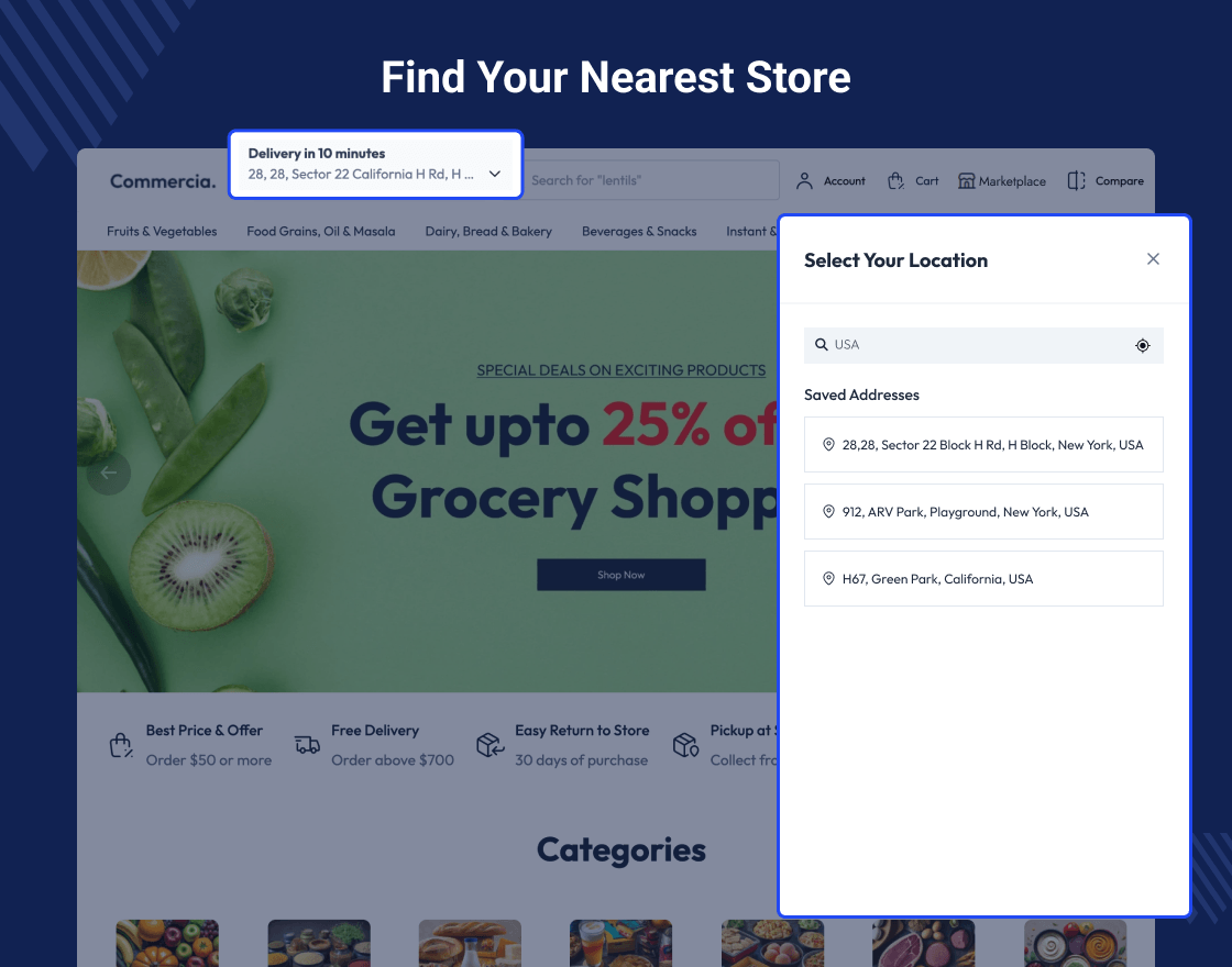 Bagisto Marketplace Quick Commerce