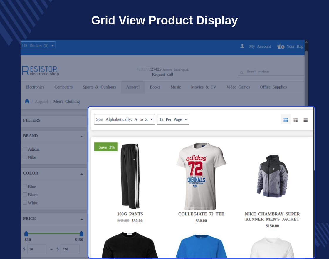 CS-Cart Responsive Theme : Resistor