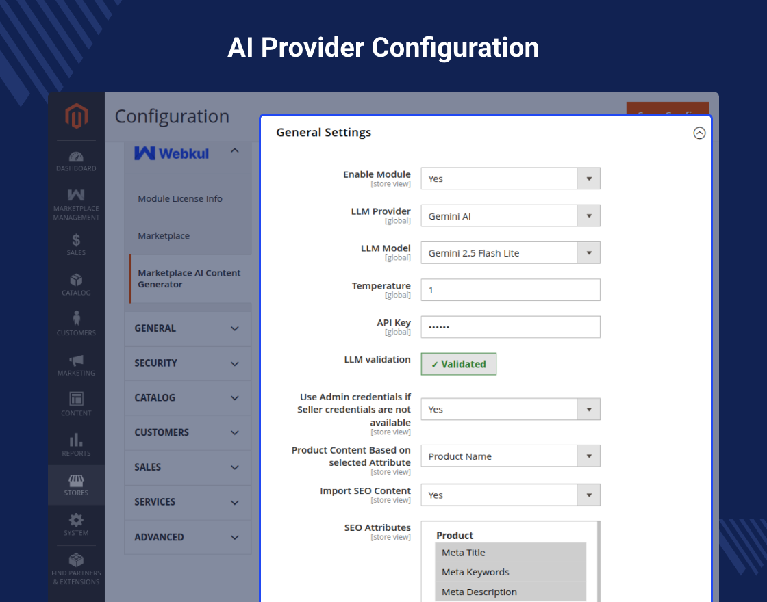 Magento 2 Multi Vendor ChatGPT Content Generator