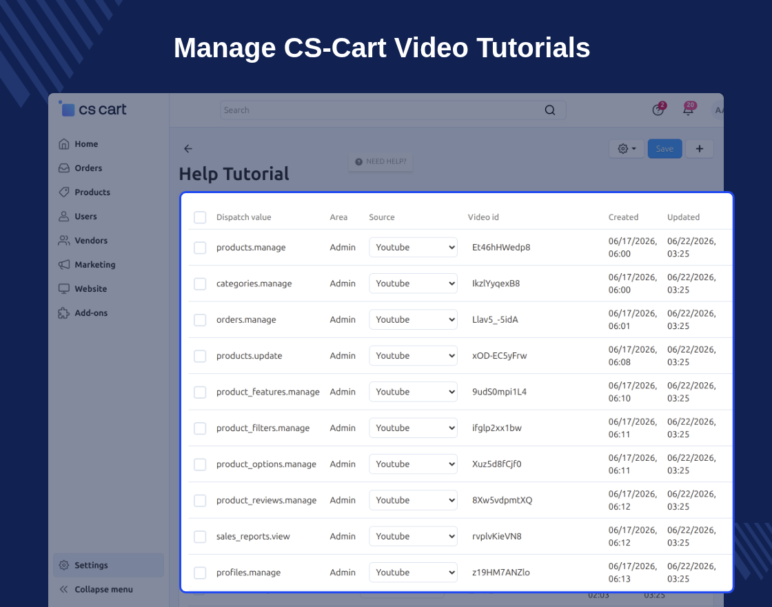 CS-Cart Extended Video Tutorials