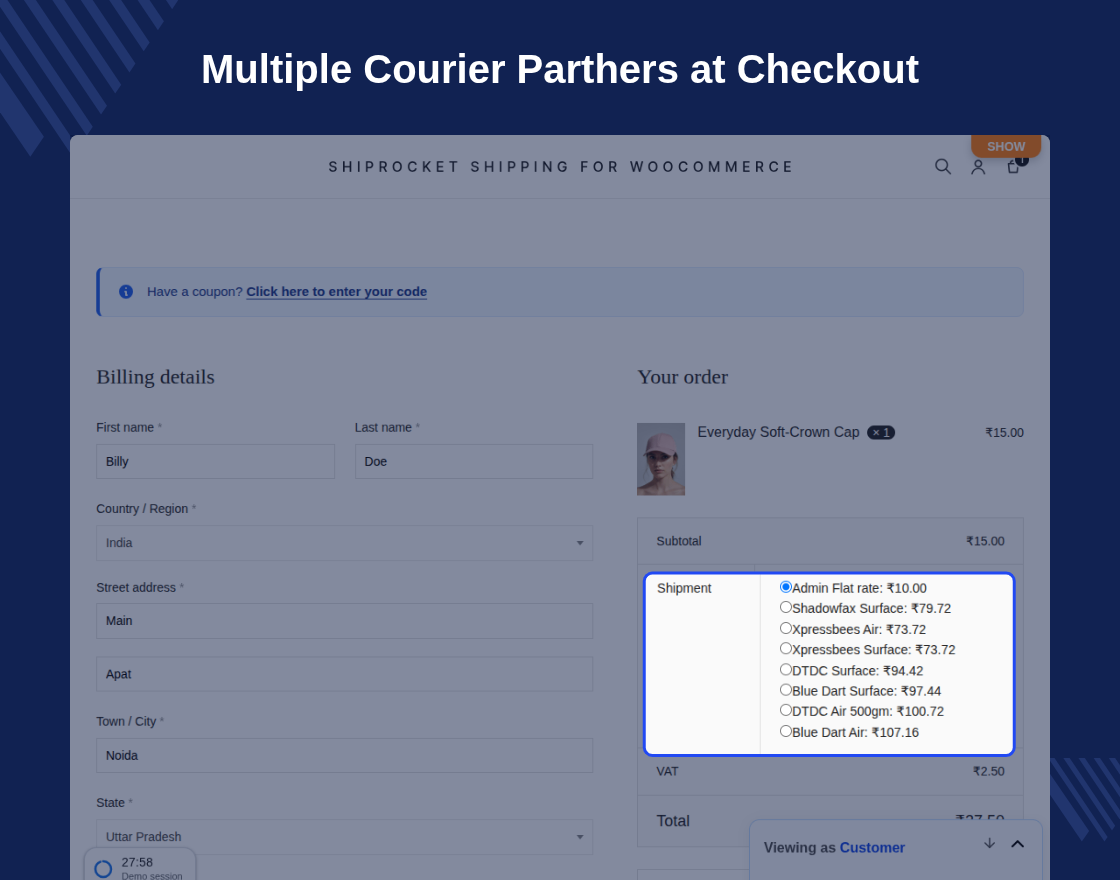 WooCommerce Shiprocket Shipping