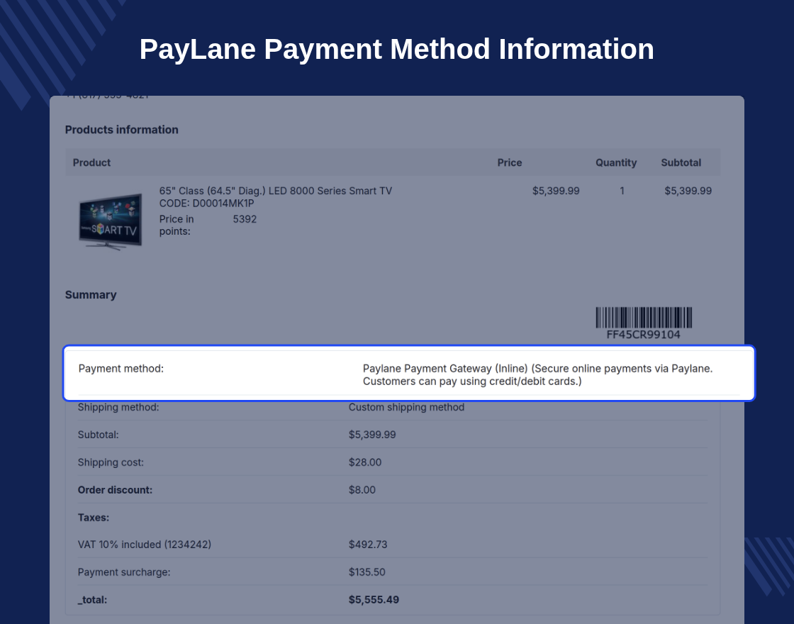 CS-Cart PayLane Payment Method