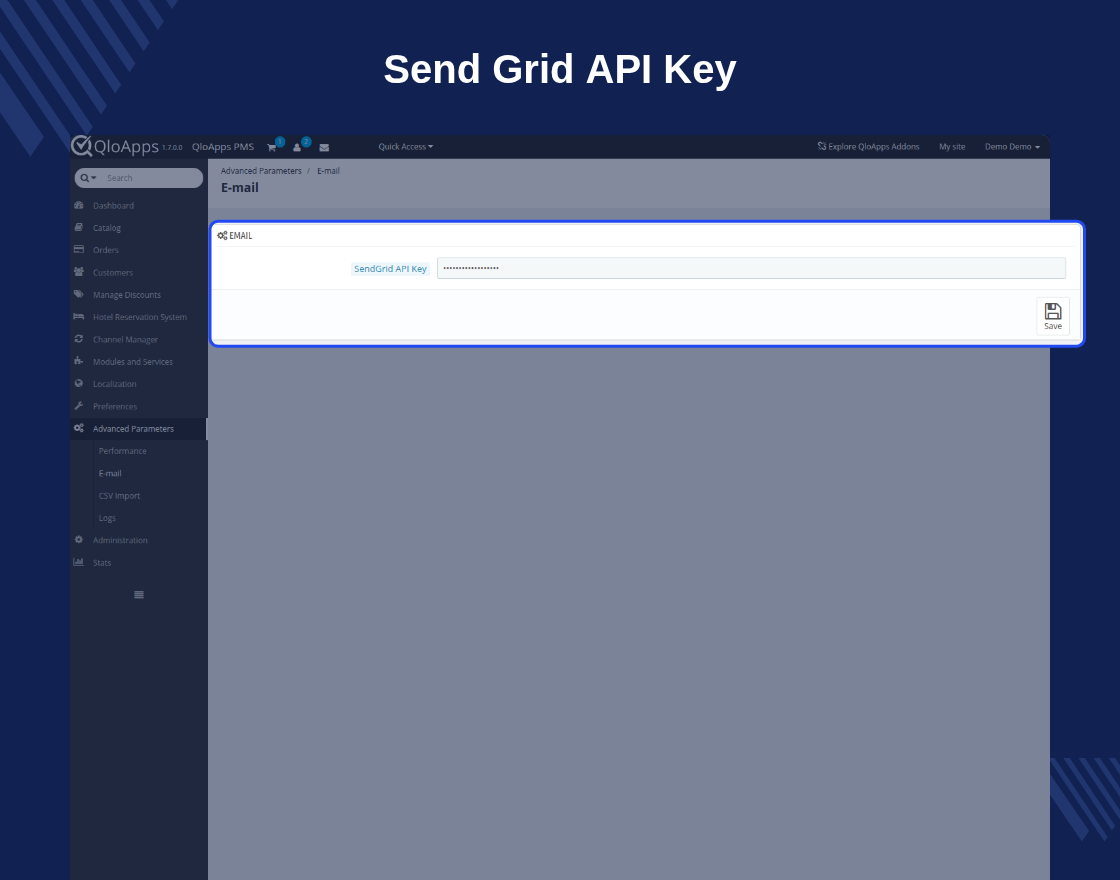QloApps SendGrid Mail