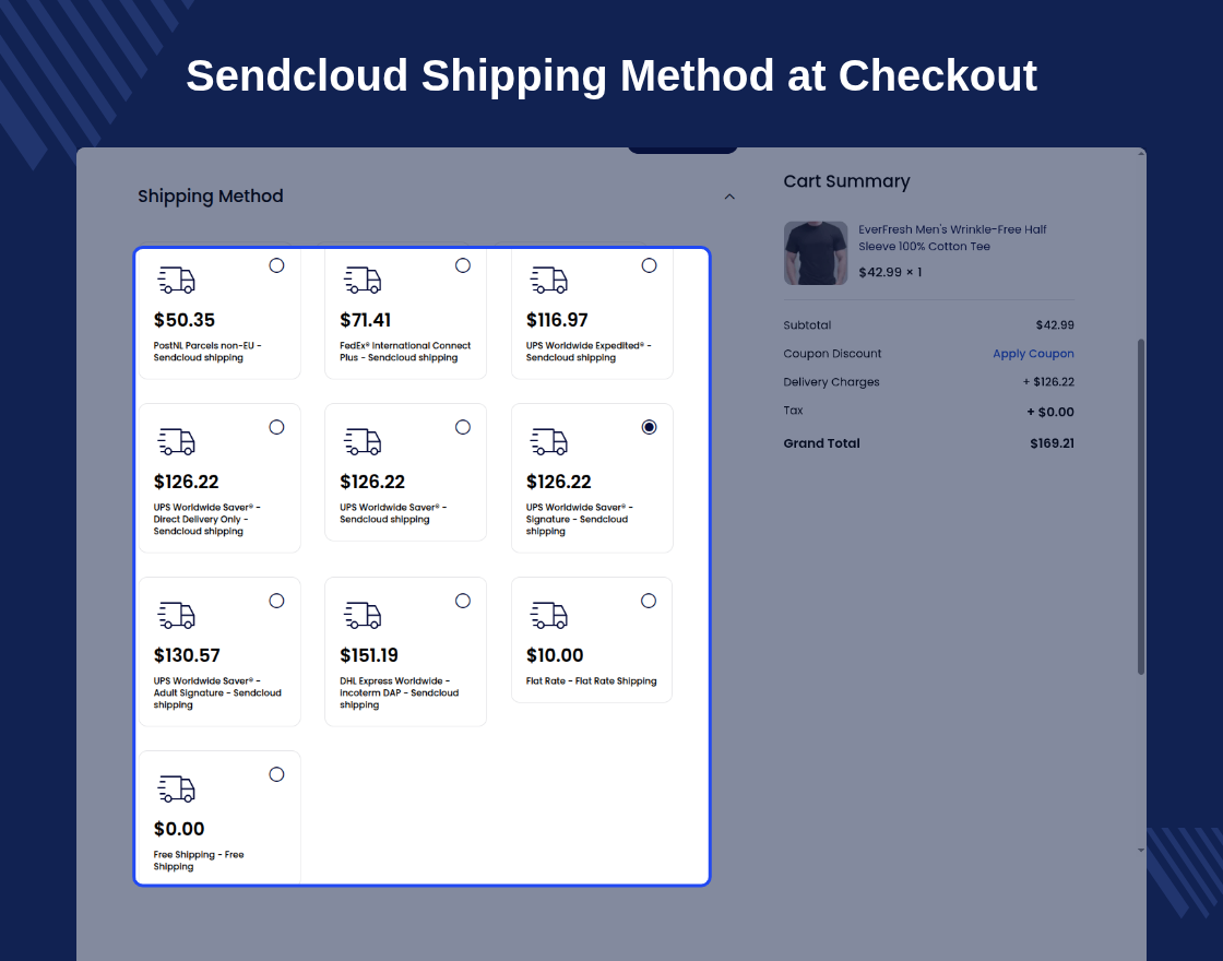 Laravel eCommerce Sendcloud Shipping