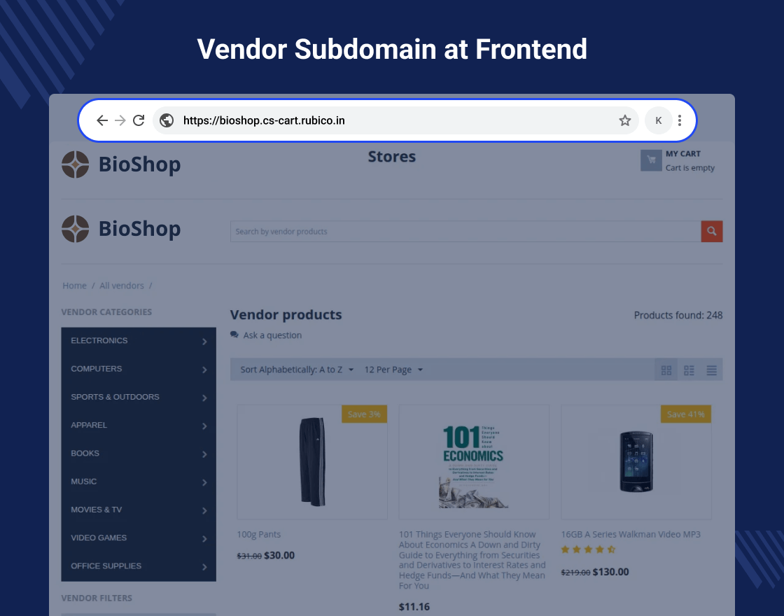 CS-Cart Vendor Subdomain
