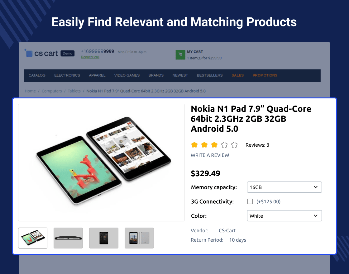 CS-Cart Product Recommendation System