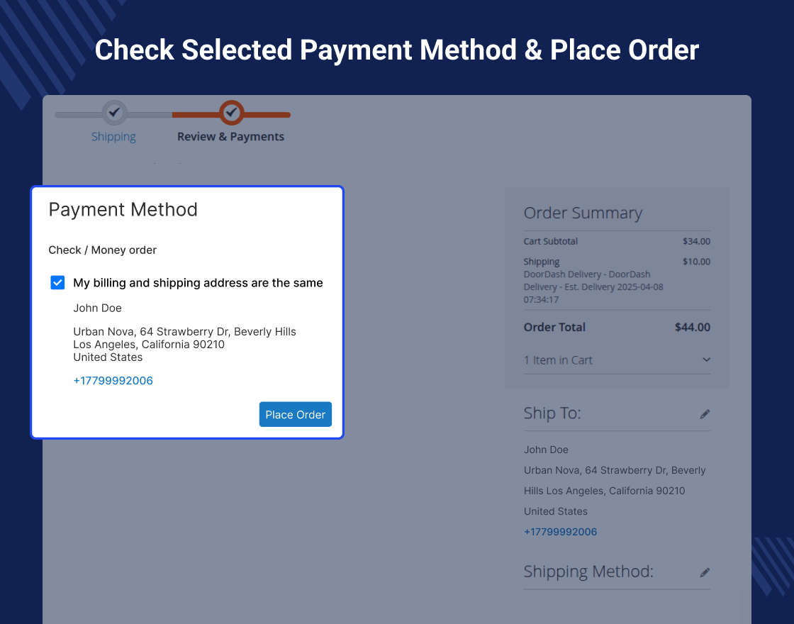 Magento 2 DoorDash Shipping