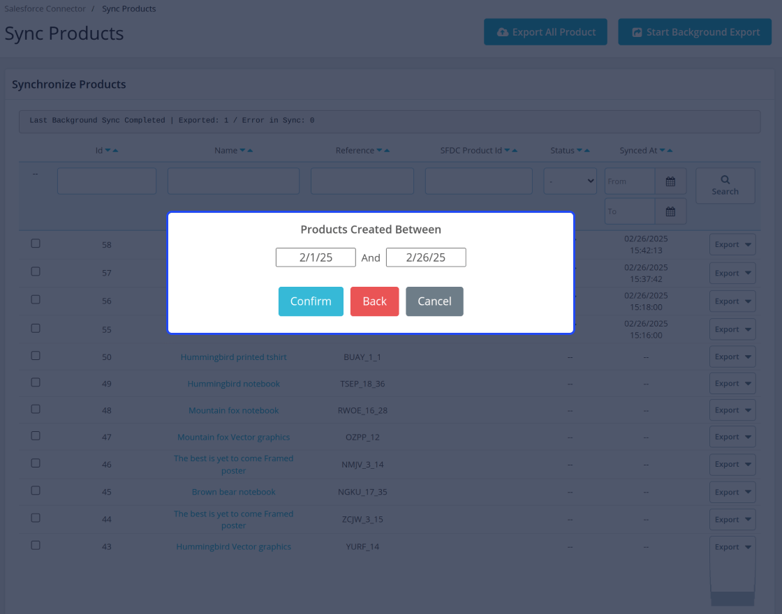 PrestaShop Salesforce Connector
