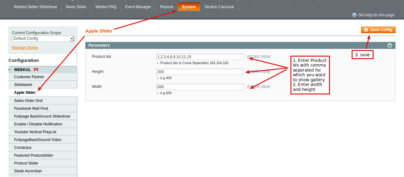 Magento (OpenMage) Apple Product Gallery