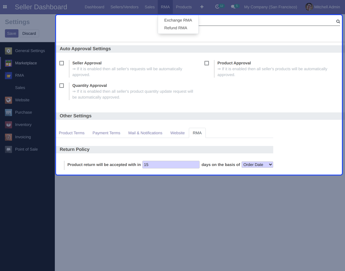 Odoo Marketplace RMA