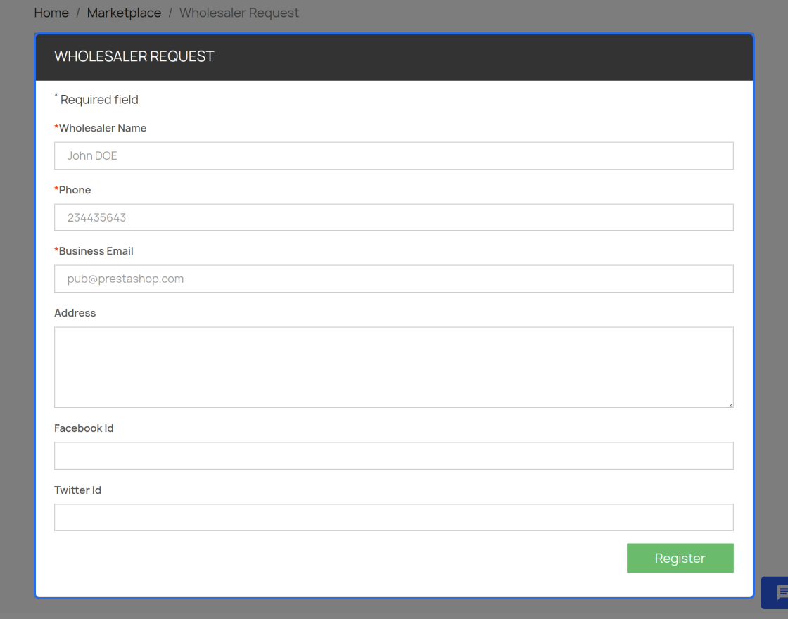 PrestaShop Marketplace Make an Offer