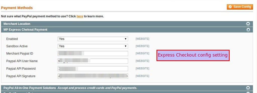 Magento (OpenMage) Marketplace PayPal Parallel Express Checkout Payment