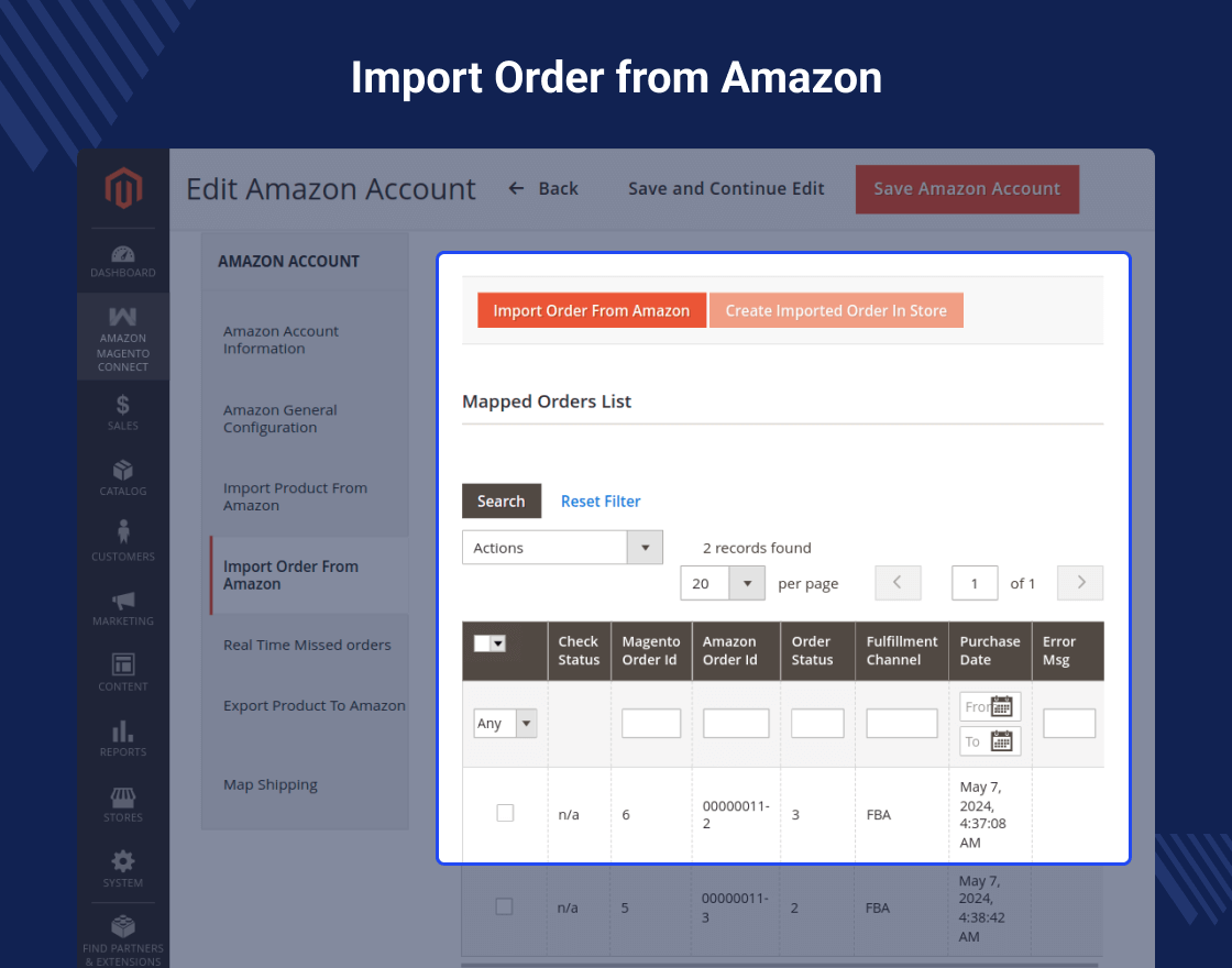 Amazon MCF (FBA) for Magento 2