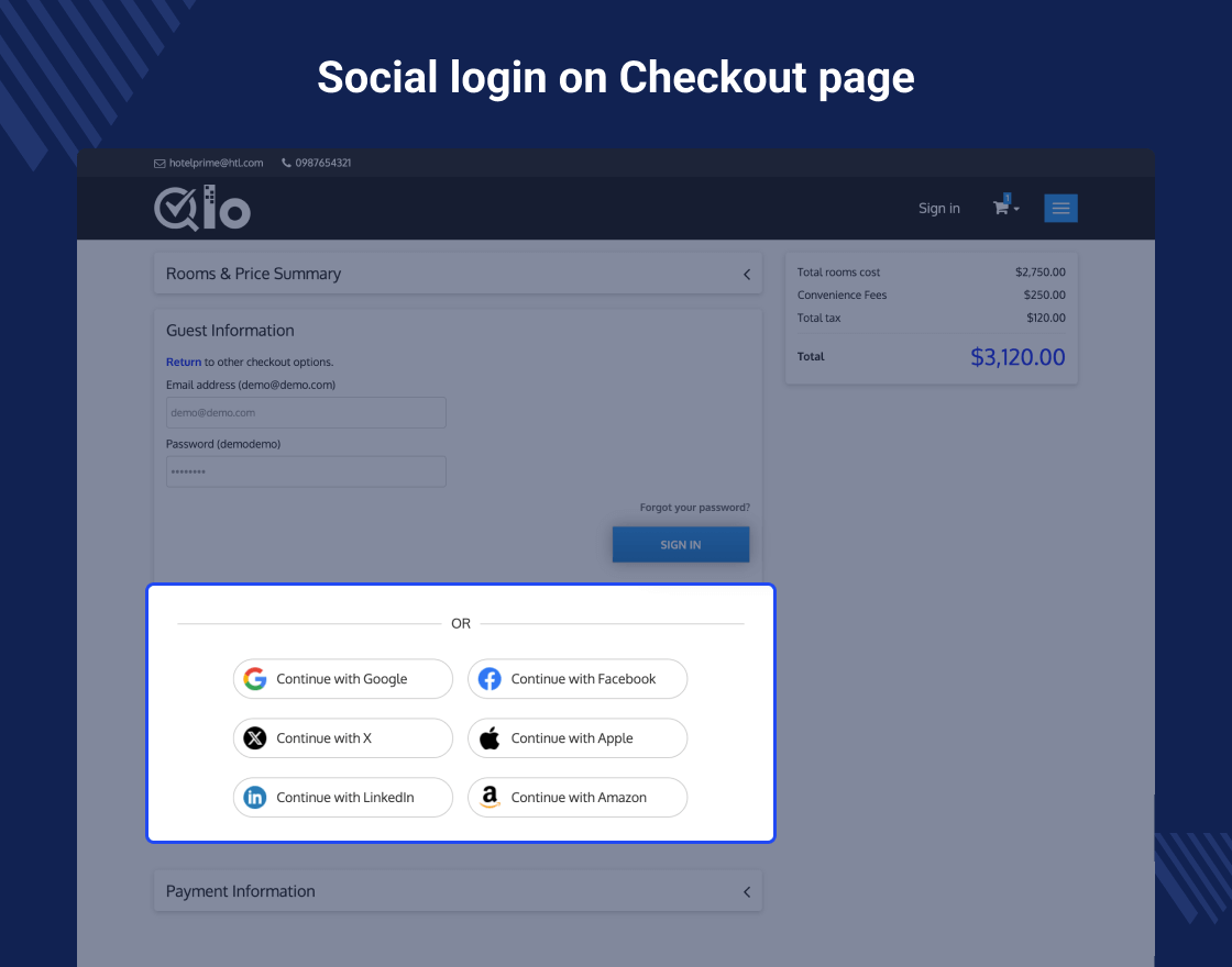QloApps Social Login