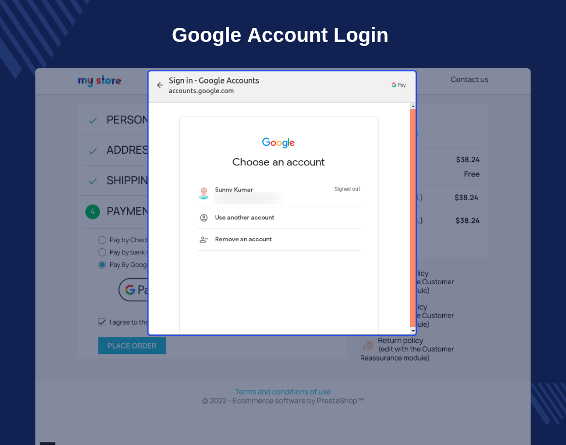Prestashop Google Pay Payment Gateway