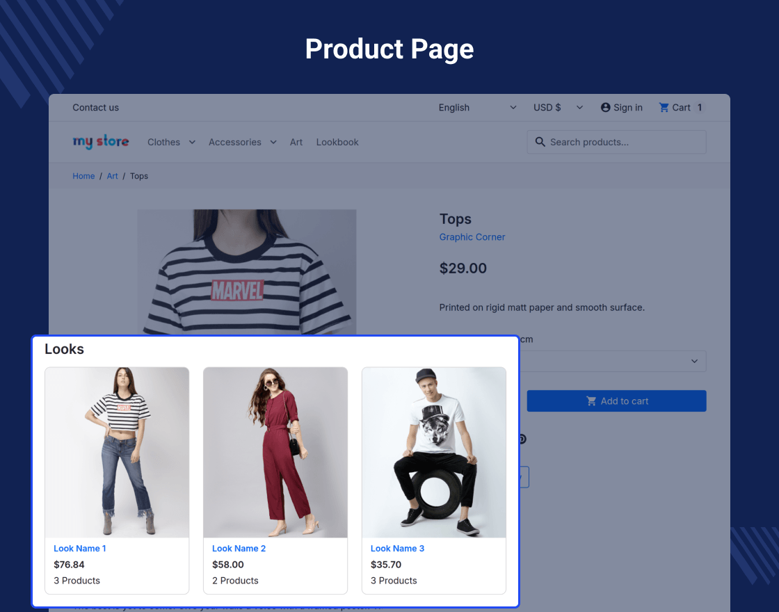 Prestashop Shop The Look | Lookbook