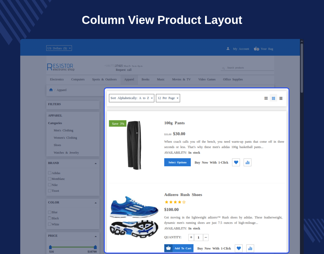 CS-Cart Responsive Theme : Resistor