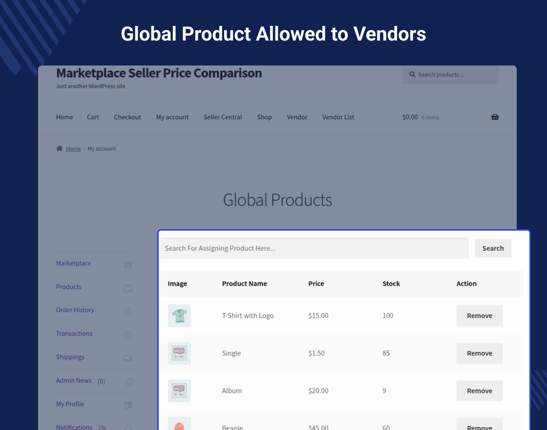 Multi Vendor Price Comparison for WooCommerce 