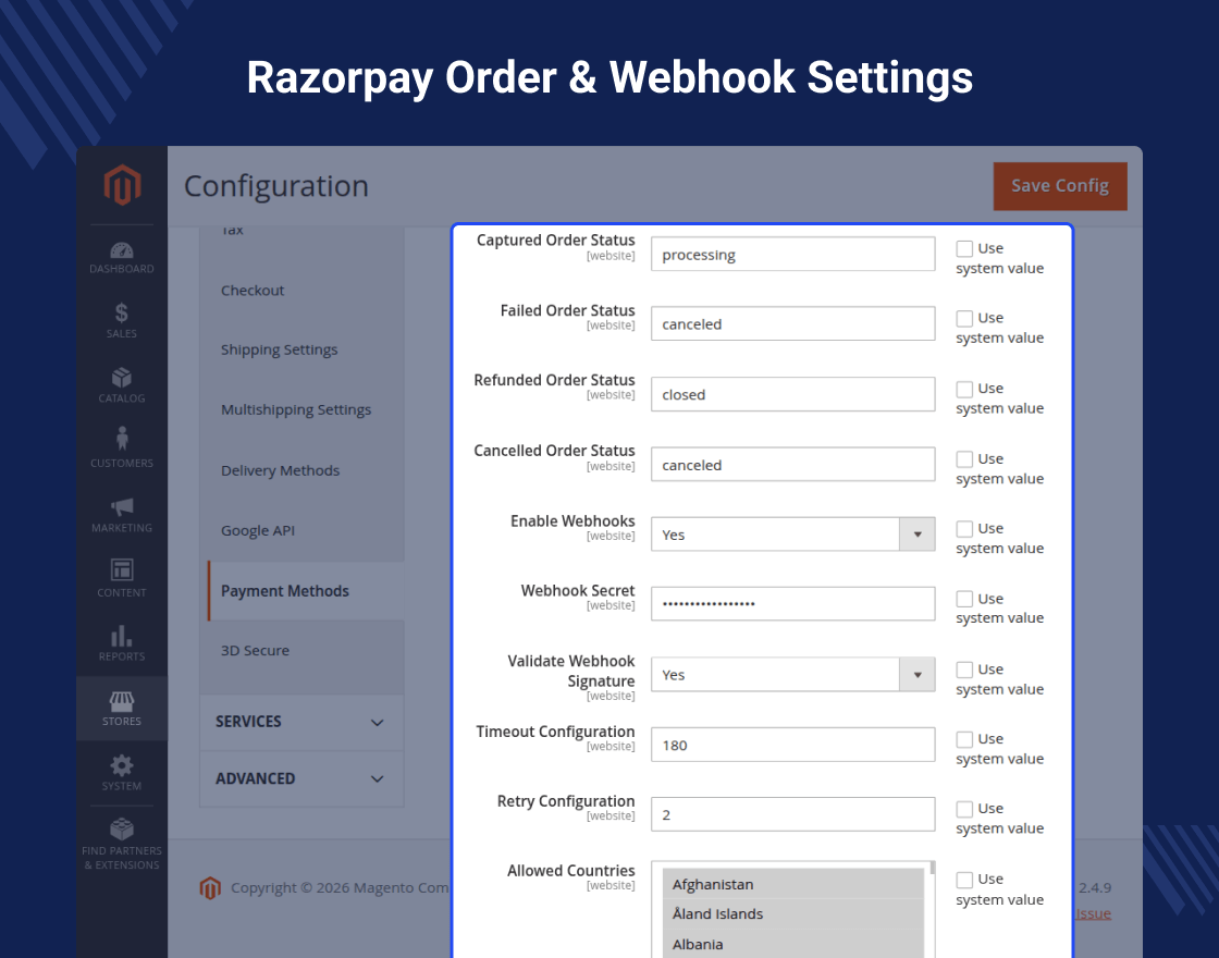 Magento 2 Razorpay Magic Checkout