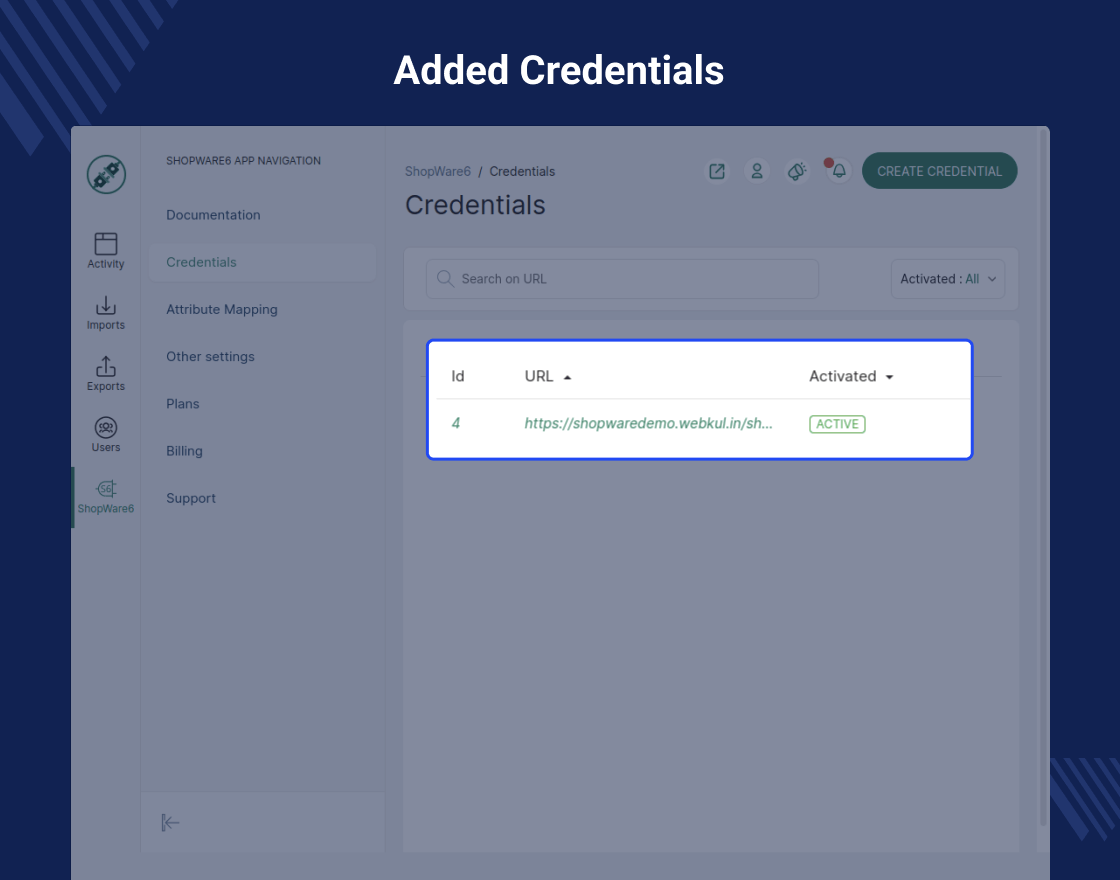 Akeneo Shopware 6 App
