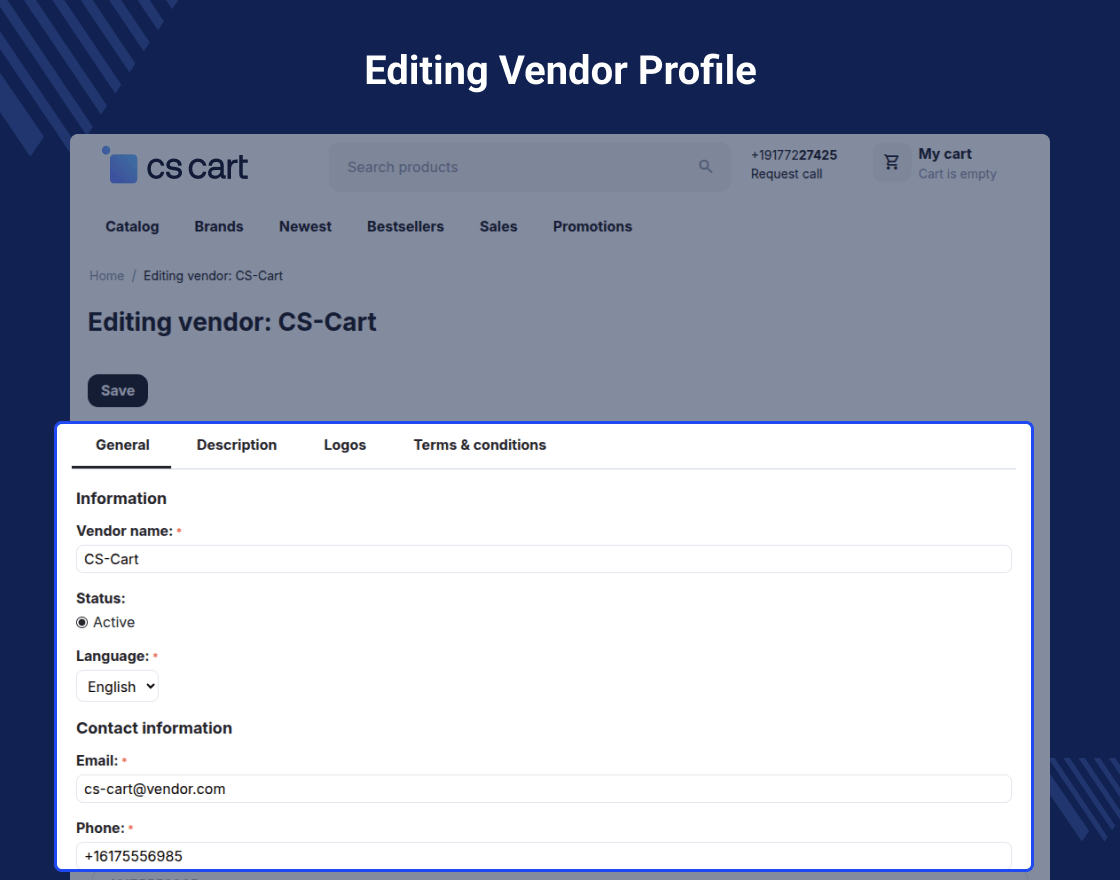 CS-Cart Multi-Vendor Bridge