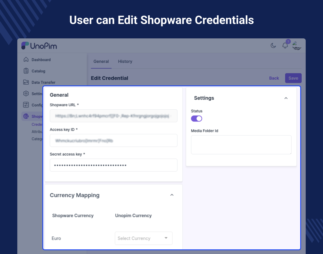 UnoPim Shopware 6 Connector