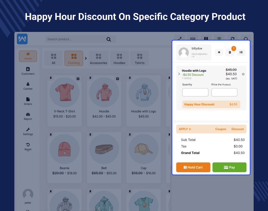 WooCommerce POS Happy Hours