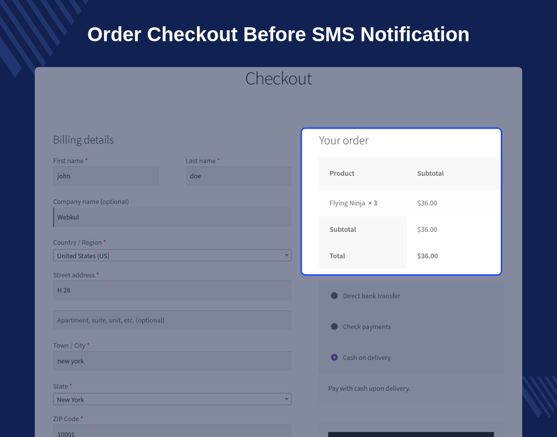 WooCommerce Twilio SMS