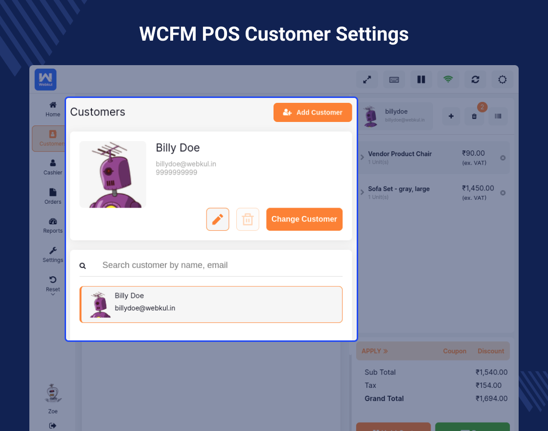 WooCommerce WCFM Marketplace Point of Sale