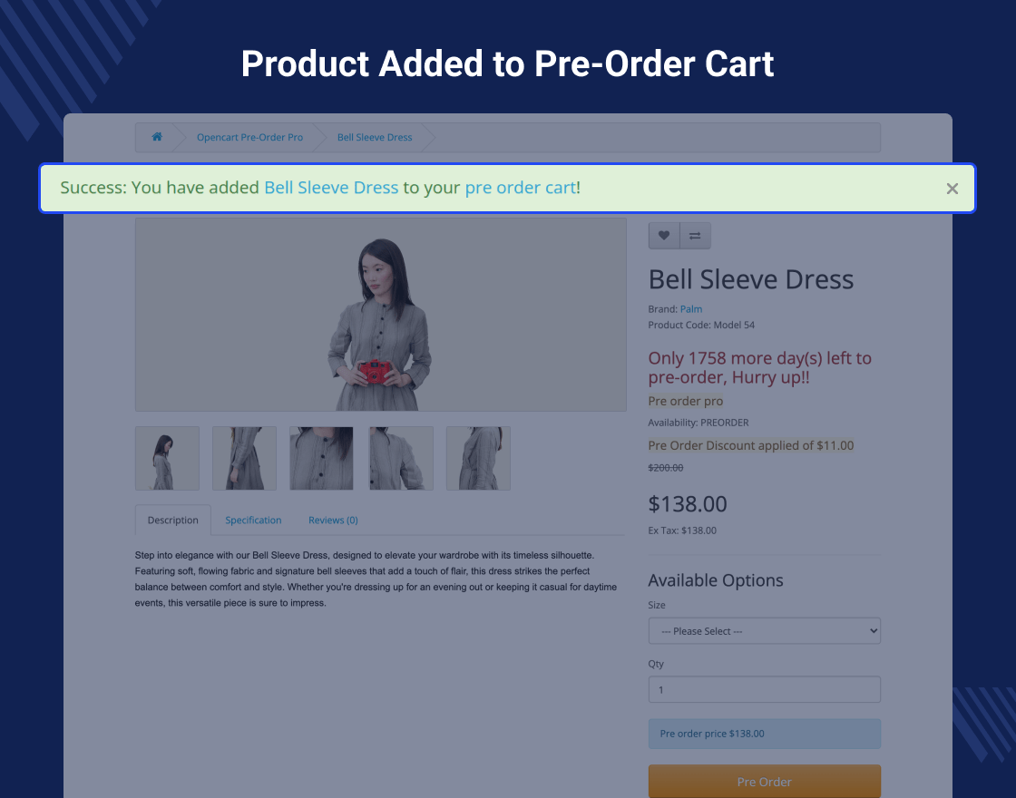 Opencart Pre Order Pro