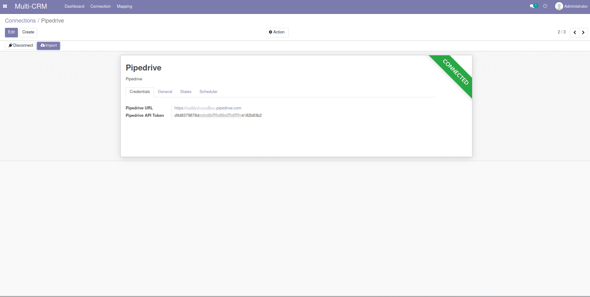 Odoo Multi CRM Pipedrive Solution