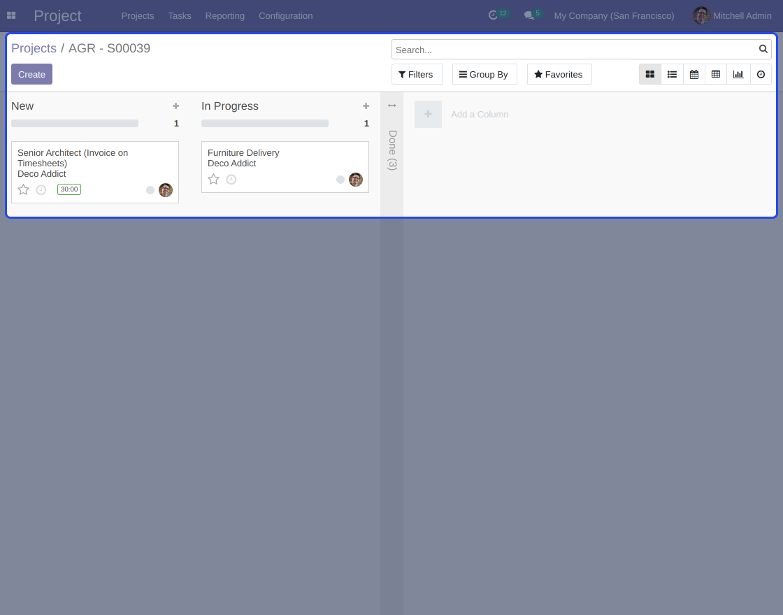 Odoo Project Timesheet Reports
