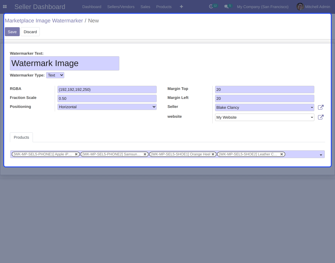 Odoo Marketplace Product Image Watermarker