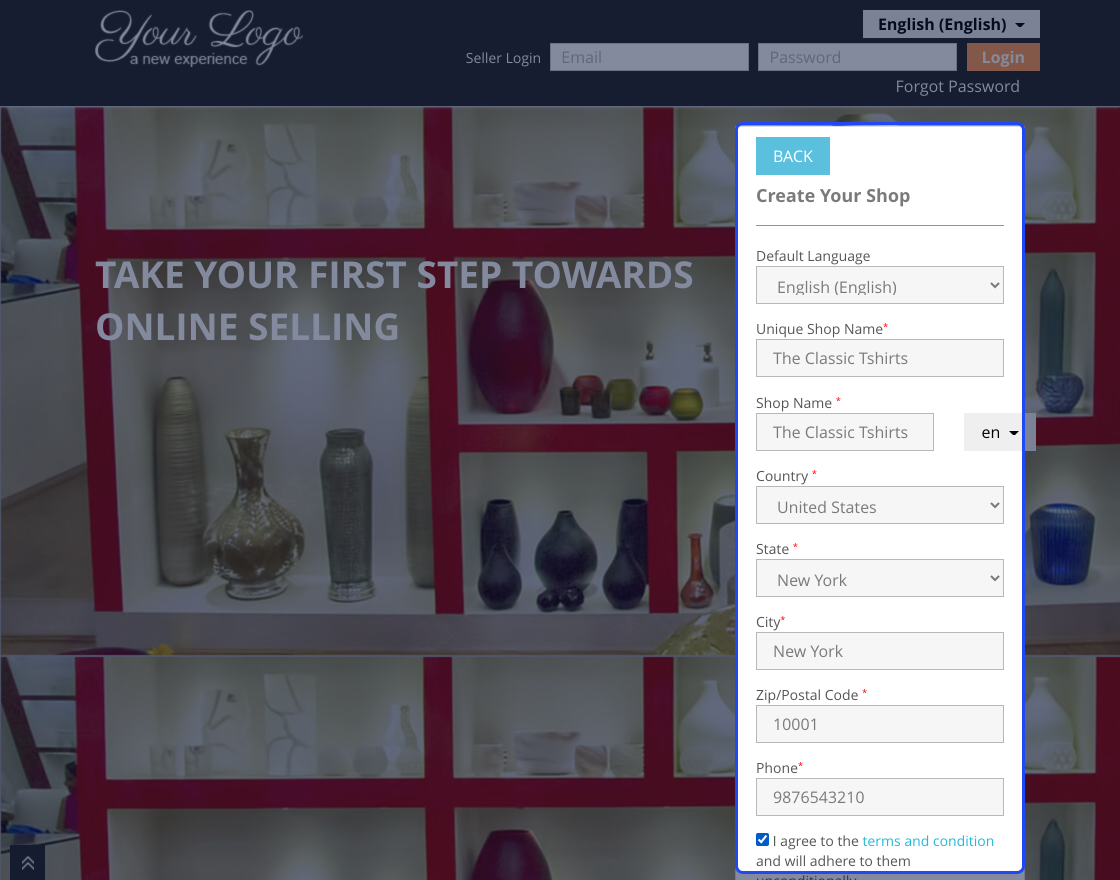 Prestashop Marketplace Seller Central