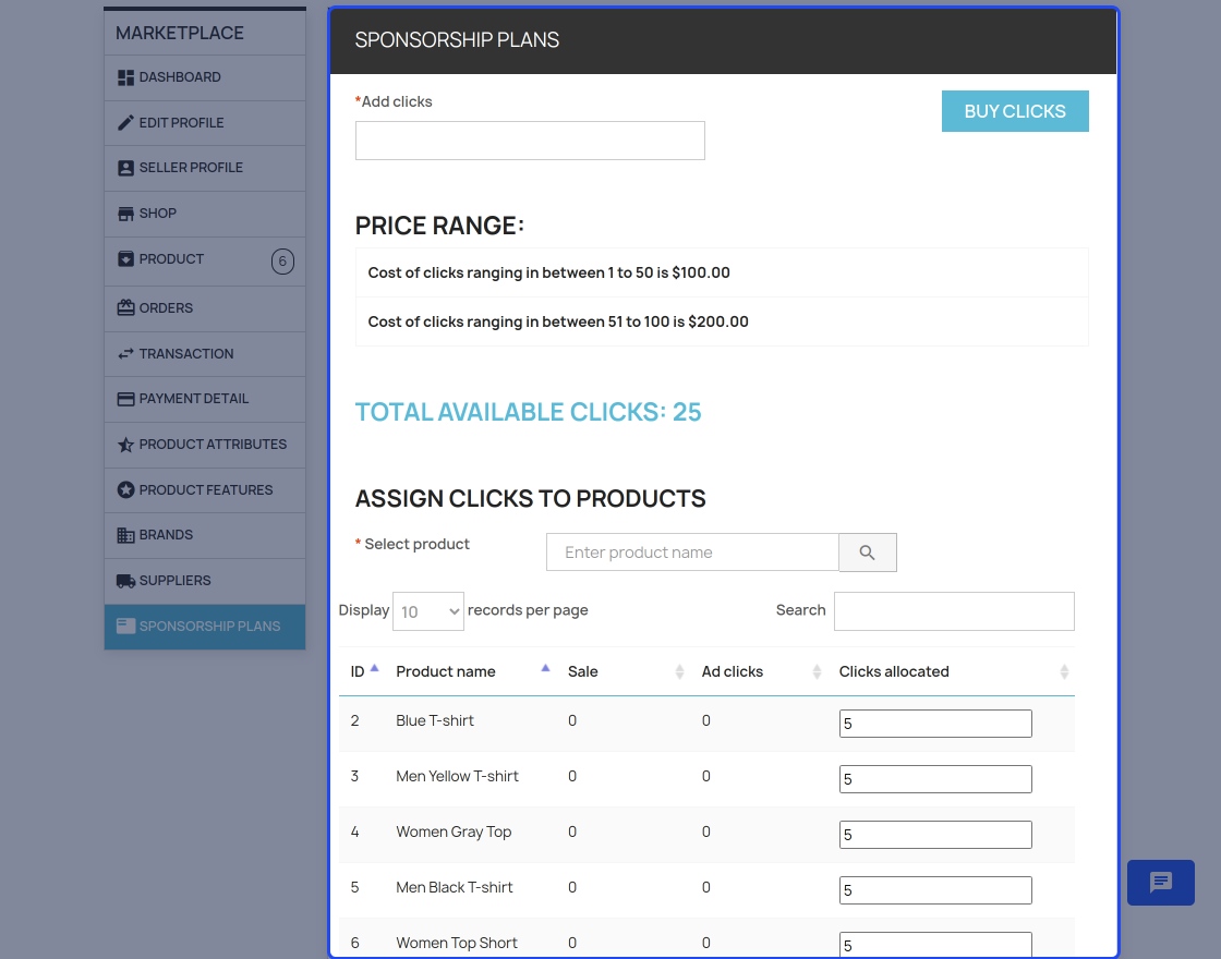 PrestaShop Marketplace Sponsored Products