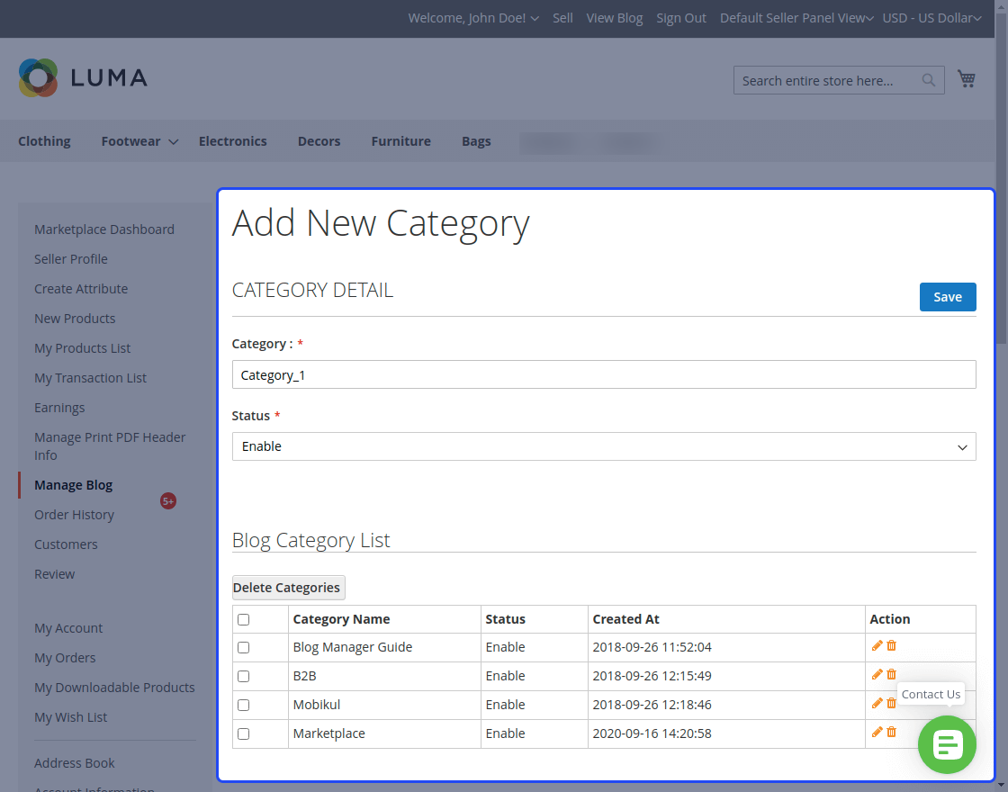 Magento 2 Marketplace Blog Manager