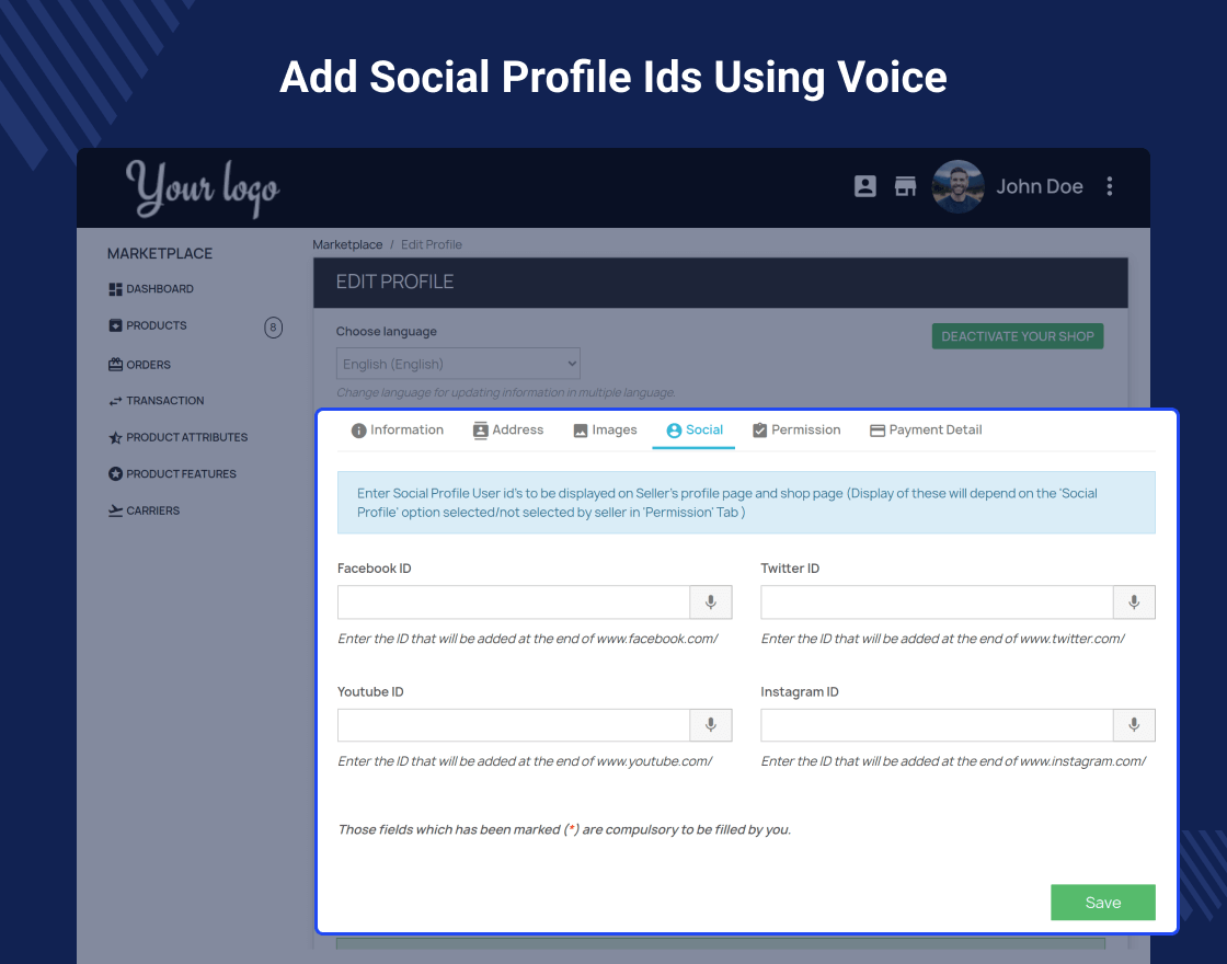 PrestaShop Marketplace Voice Reader
