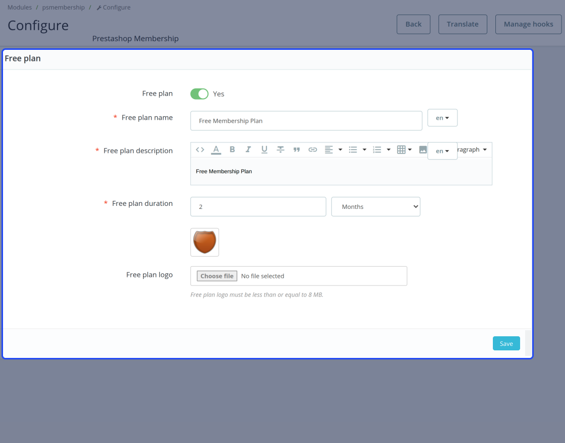 Prestashop Membership | Prime Customer