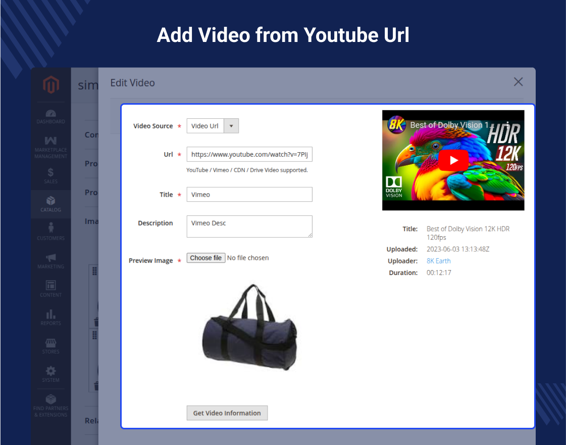 Magento 2 Marketplace Video Player
