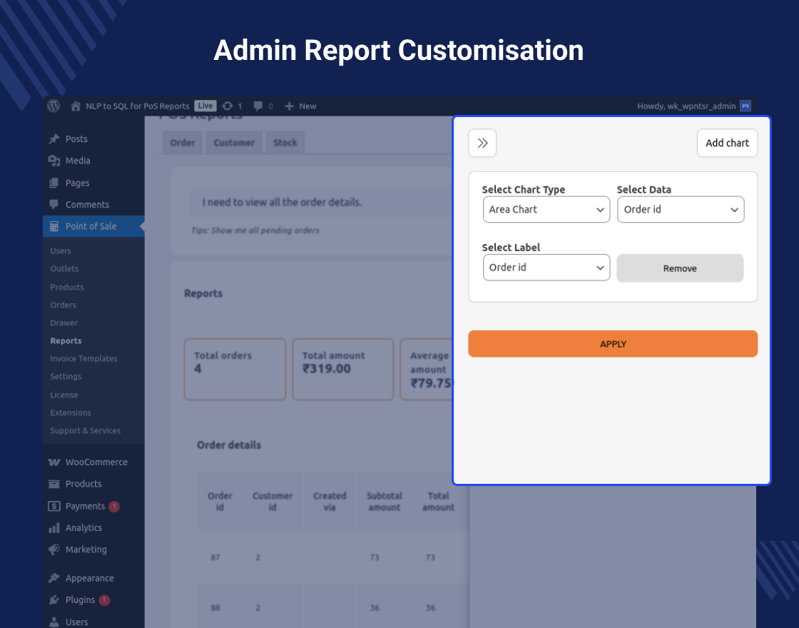 WooCommerce Point of Sale AI Reporting