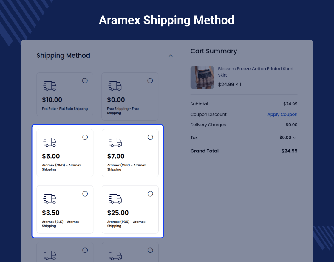 Laravel Aramex Shipping