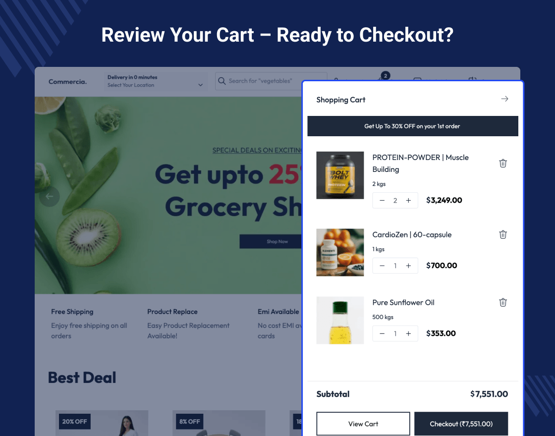 Bagisto Marketplace Quick Commerce